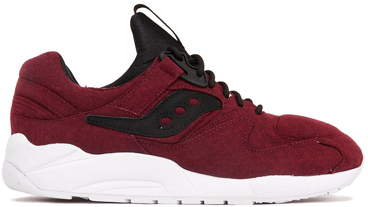 Sneakers og sko Saucony Grid 9000 HT Jersey Maroon Black Bourgogne | S70348-3, 0