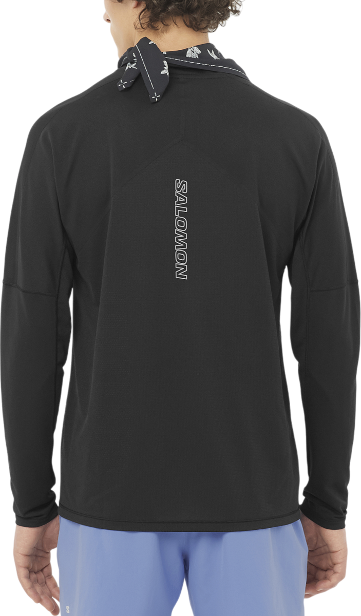 T-shirt Salomon Salomon Sense Aero Graphic Long Sleeve Tee Sort | lc2694-0, 1