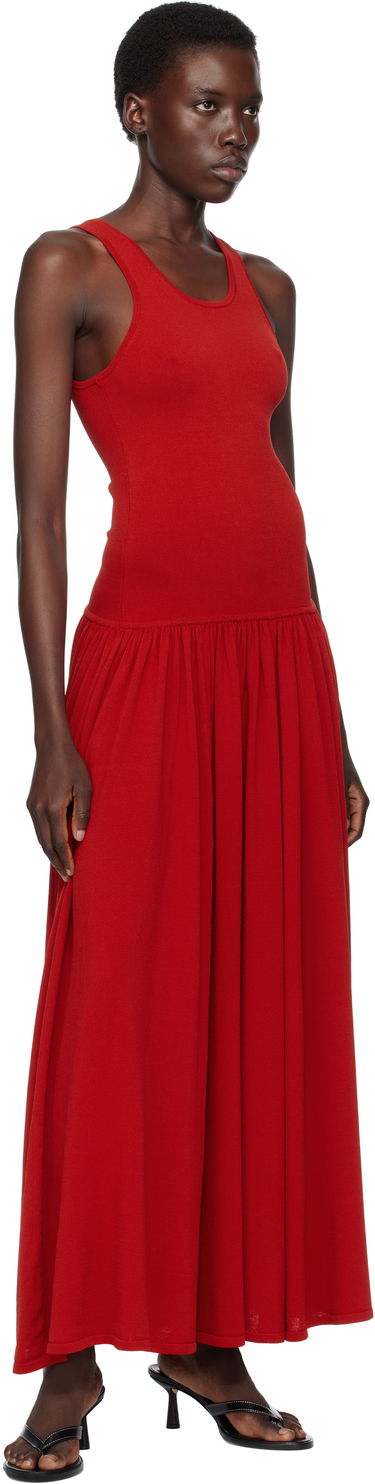 Kjole Loulou de Saison Loulou de Saison Jada Maxi Dress Rød | JADA, 3
