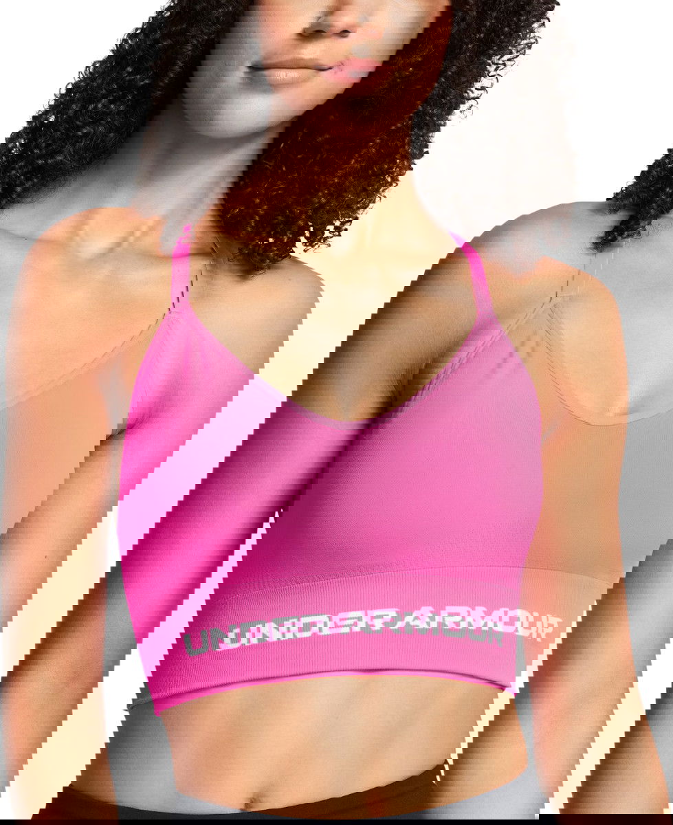 Bh Under Armour Seamless Low Bra Lyserød | 1384417-652, 0