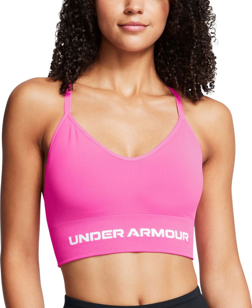 Bh Under Armour Seamless Low Bra Lyserød | 1384417-652