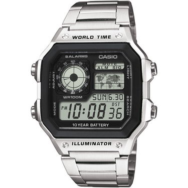 Ur CASIO Collection Metalisk | AE-1200WHD-1AVEF, 0