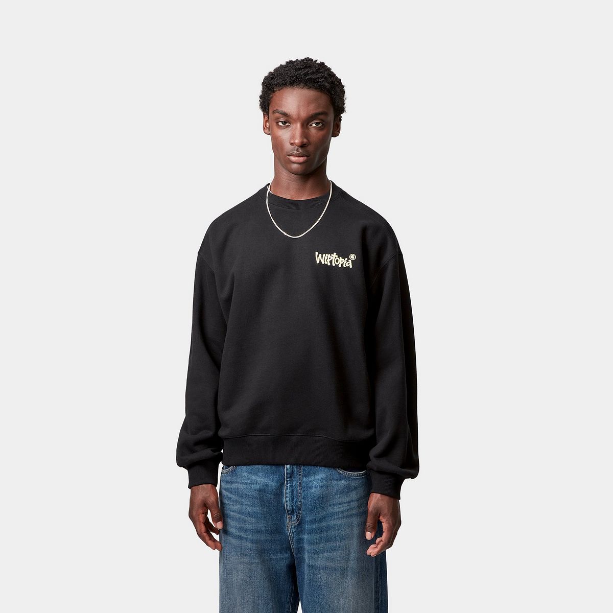 Sweatshirt Carhartt WIP Wiptopia Sweatshirt Sort | I035644_9, 0