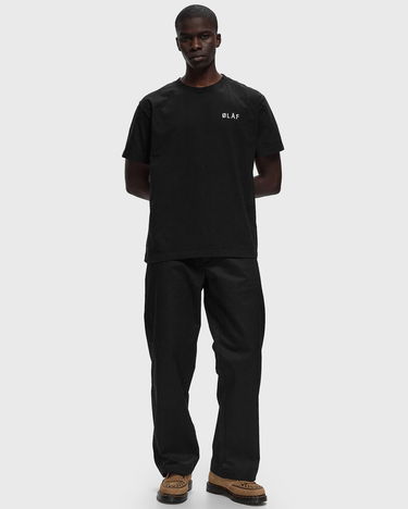 T-shirt ØLÅF CROSS STITCH TEE Sort | M170102-BLACK, 1