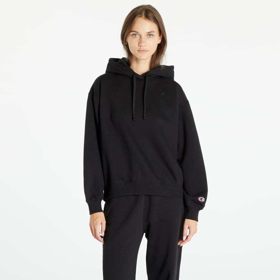 Sweatshirt Champion Hooded Sweatshirt Black Sort | 116678 CHA KK001, 0