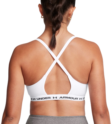 Bh Under Armour Crossback Low Sports Bra Hvid | 1386424-100, 1