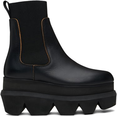Sneakers og sko sacai Leather Chelsea Boots Sort | SCW-257, 0