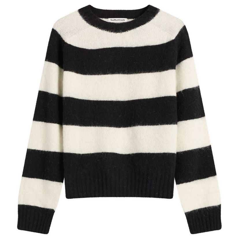 Sweater YMC Jets Stripe Knit, Size X-Small Flerfarvet | Q8ZAN-01
