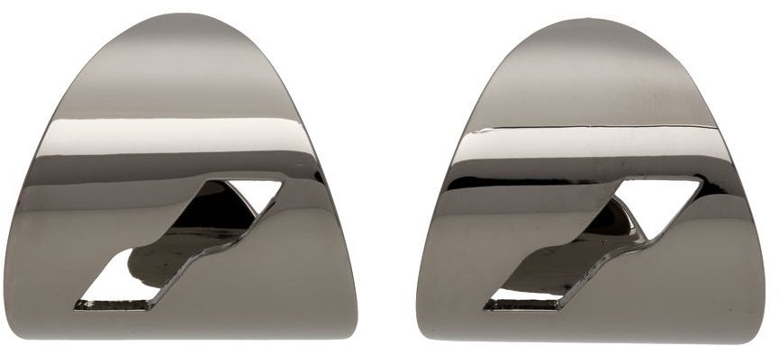 Øreringe We11done Logo Motif Earrings Metalisk | WD-AJ1-22-707-U-DG, 0