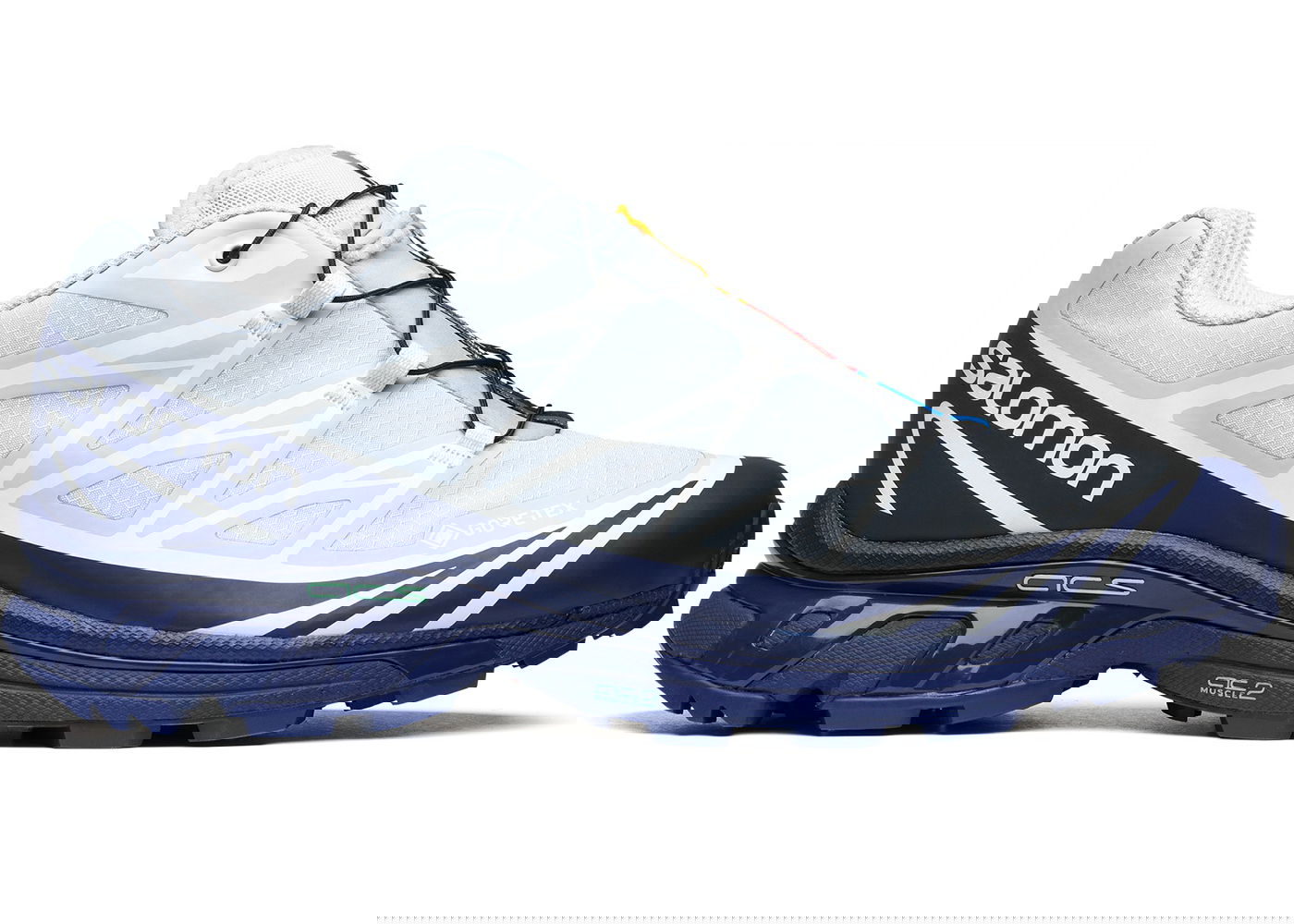Sneakers og sko Salomon XT-6 Gore-Tex Blue Print Heather Hvid | L47291900, 0