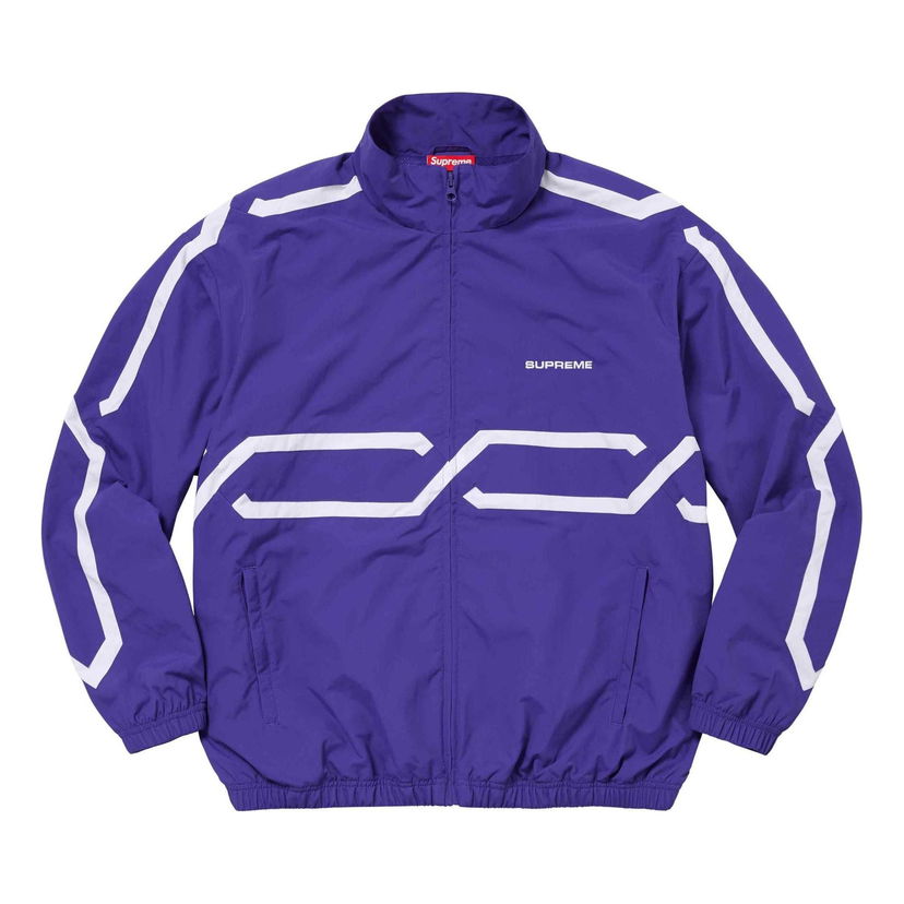 Vindjakke Supreme Inset Link Track Jacket Lilla | SUP-SS24-082