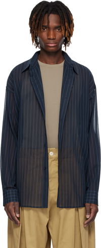 SAGE NATION Chisholm Sheer Striped Shirt