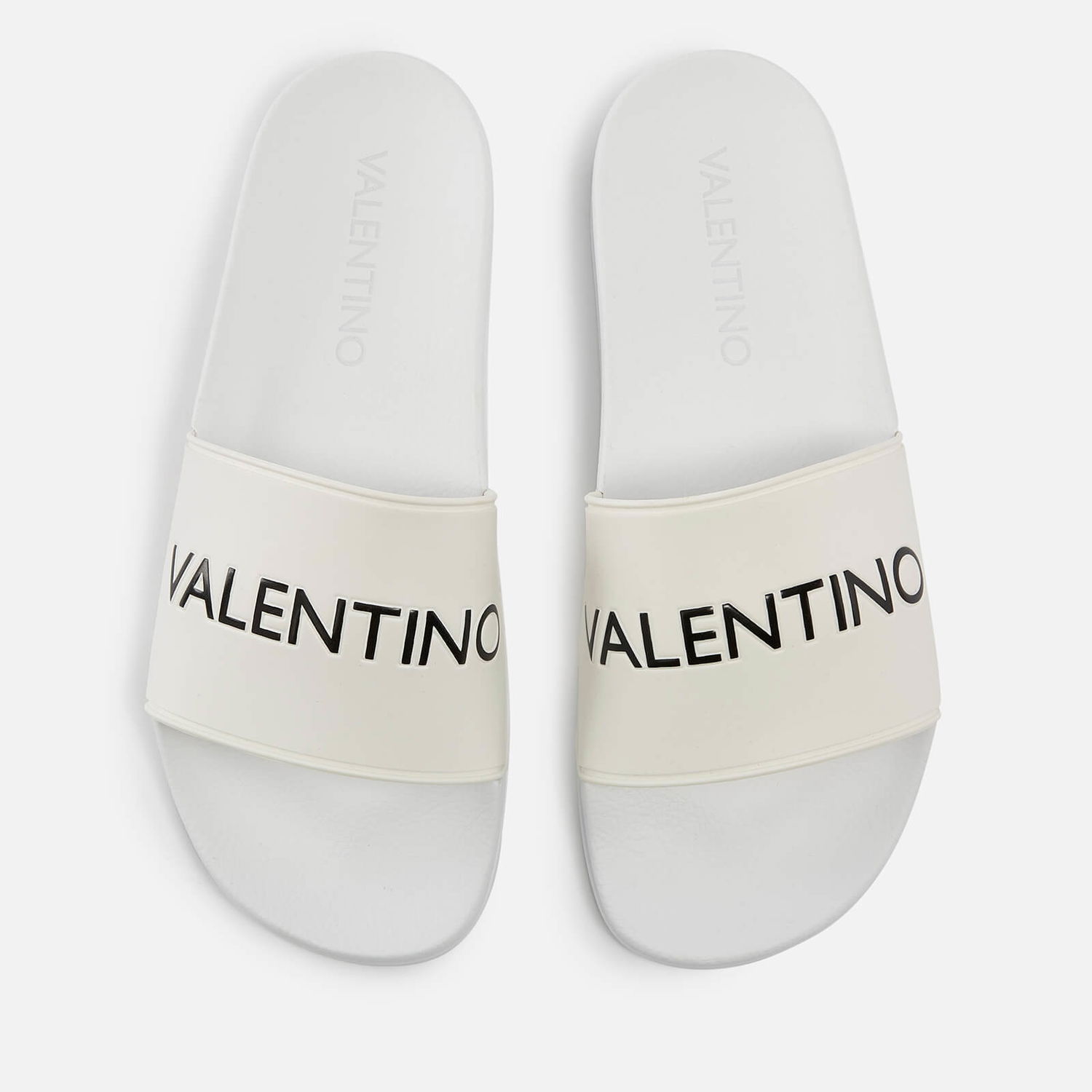 Tøj Valentino Xenia Logo Rubber Slides - UK 3.5 Hvid | 95X0201RUB-010, 0