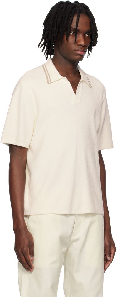 Polo skjorte rag & bone Rag & Bone Rib Knit Johnny Polo Grå | MBS25S035YF35, 4