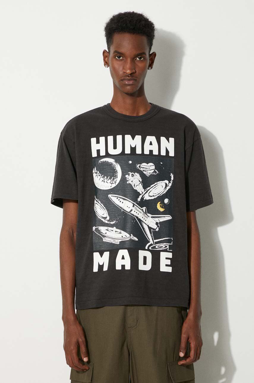 T-shirt Human Made Graphic Print T-Shirt Sort | HM27TE014, 0