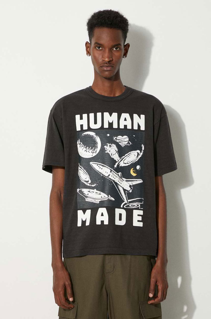 T-shirt Human Made Graphic Print T-Shirt Sort | HM27TE014