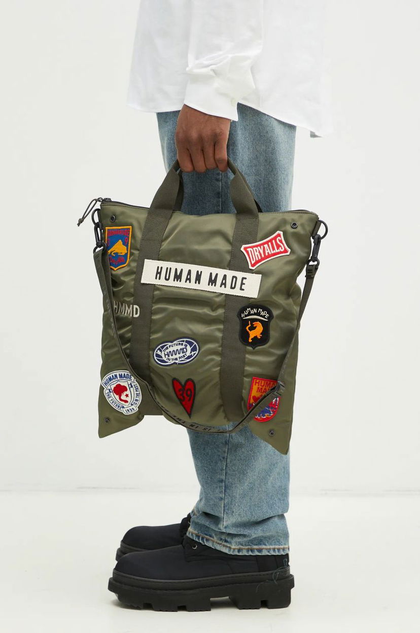 Mulepose Human Made Human Made Helmet Bag Grøn | HM28GD020
