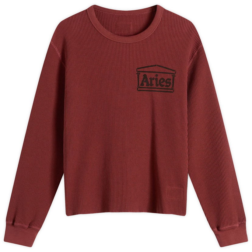 T-shirt Aries Aries Women's Reversible Long Sleeve Baby Fit Tee Rød | AR40666-BGY
