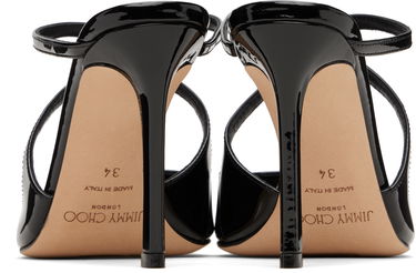 Håndtaske Jimmy Choo Jimmy Choo Anise 95 Heeled Sandals Sort | ANISE 95, 1