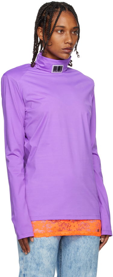 Sweater VETEMENTS VTMNTS Turtleneck Long Sleeve Top Lilla | VL14TO300I, 1