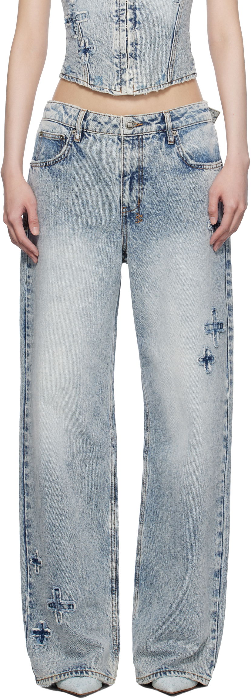 Jeans Ksubi Ksubi Low Rider Klassic Kraftwerk Jeans Blå | WPS25DJ026