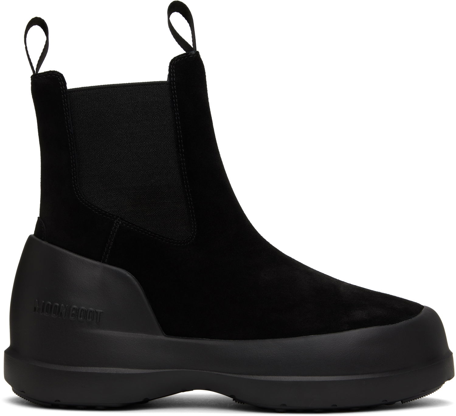 Sneakers og sko Moon Boot Chelsea Suede Boots Sort | 80D2480050, 0