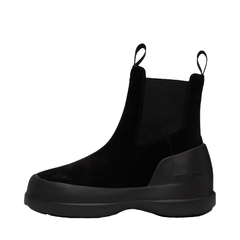 Sneakers og sko Moon Boot Chelsea Suede Boots Sort | 80D2480050