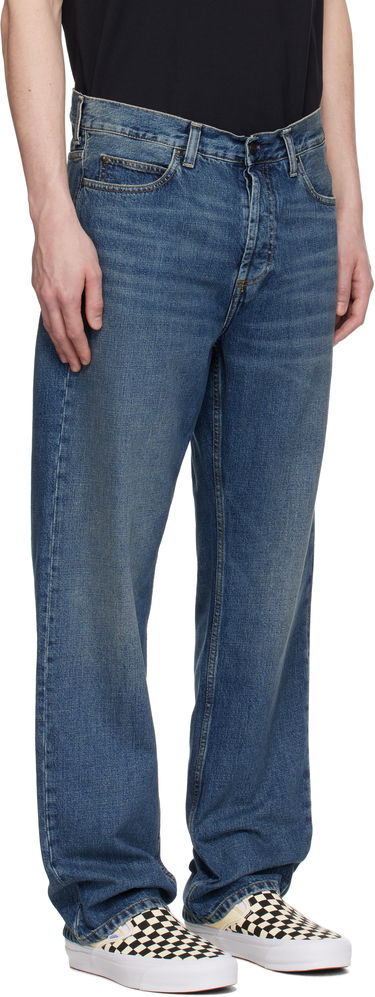 Jeans Carhartt WIP Marlow Relaxed-Fit Jeans Blå | I023029, 4