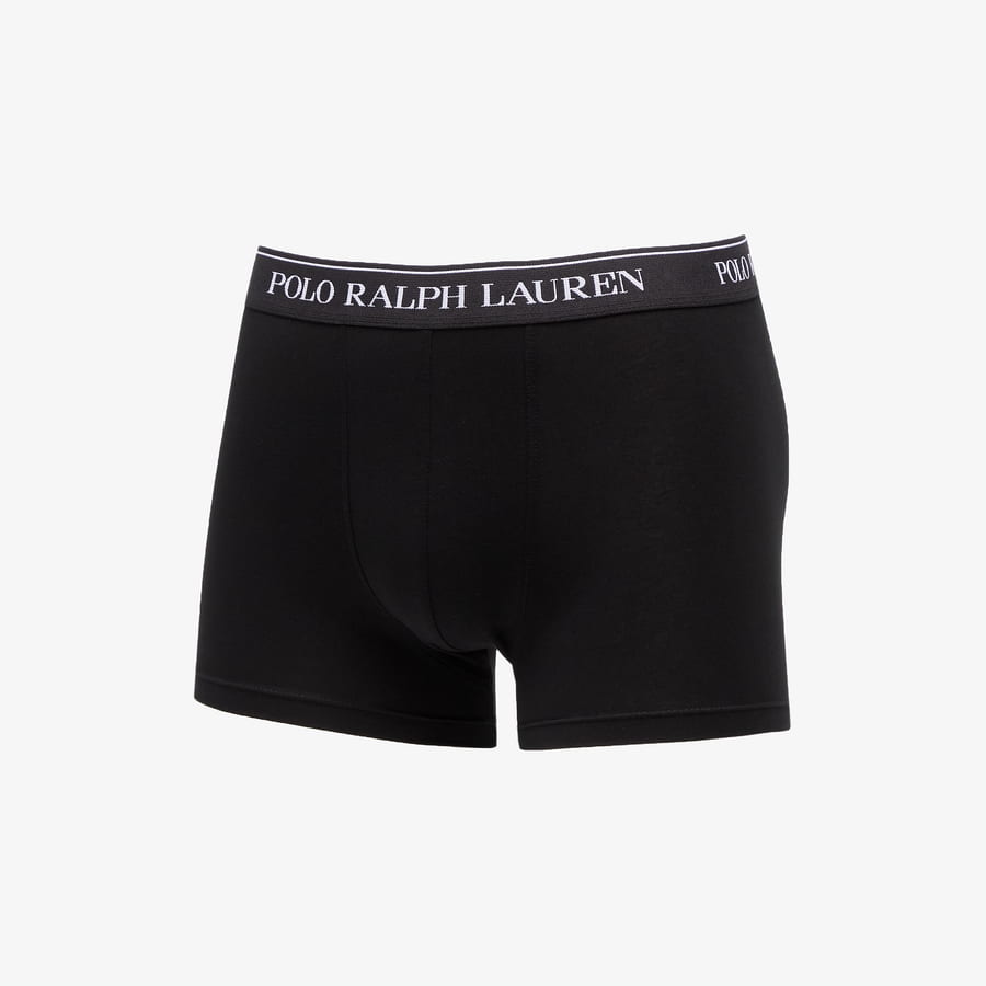 Boksere Polo by Ralph Lauren Stretch Cotton Five Classic Trunks Sort | 714864292001, 1