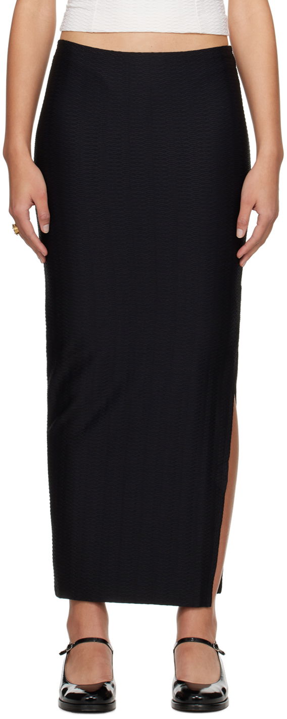 Nederdel A.P.C. Salome Maxi Skirt Sort | PAAFN-F06408