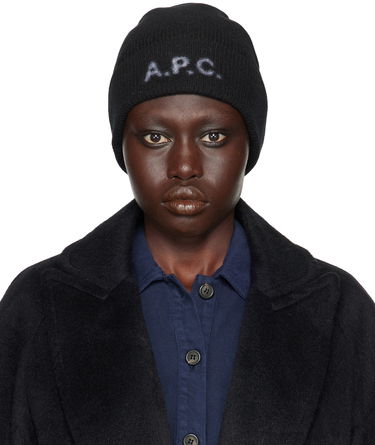 Beanie A.P.C. Black Harry Beanie Sort | WVBDK-M25085, 0