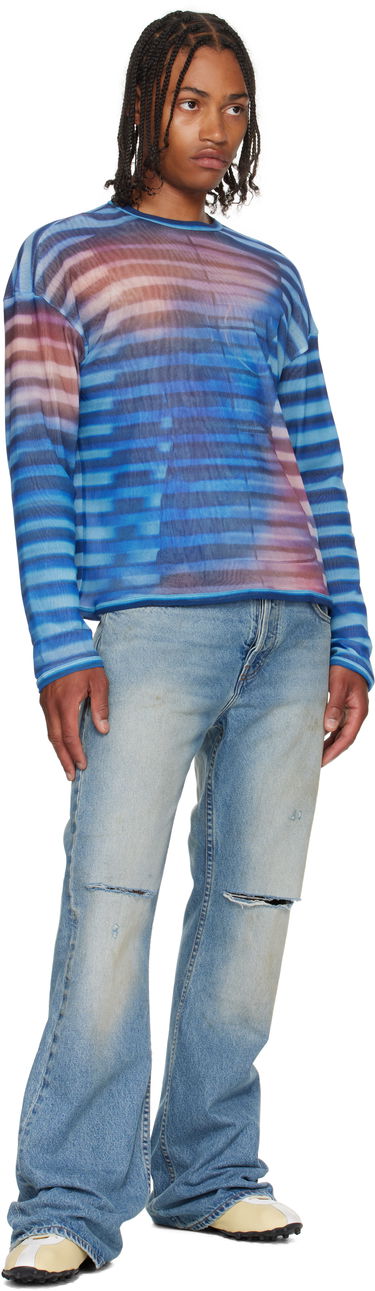 T-shirt Jean Paul Gaultier Jean Paul Gaultier 'The Oversized Air' Long Sleeve Top Blå | 25/03-W-TO317-M005P-565034, 3