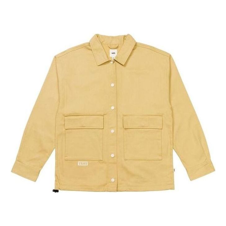 Skjorte Vans Prep School Button-Up Shacket Gul | VN0002S5YUU, 0