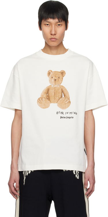 T-shirt Palm Angels Palm Angels 'Bear in Mind' T-Shirt Hvid | PMAA001S25JER0050360, 0