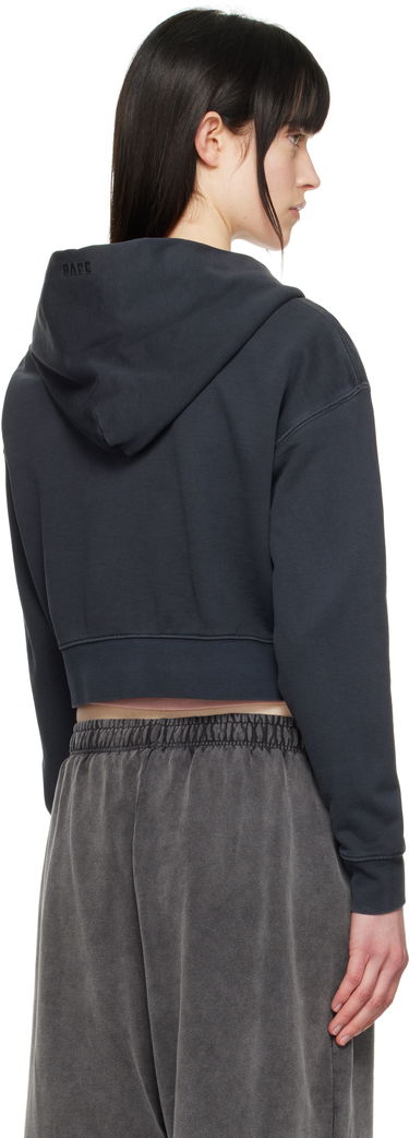 Sweatshirt BAPE BAPE One Point Cropped Zip Hoodie Mørkeblå | 001ZPL302007L, 2