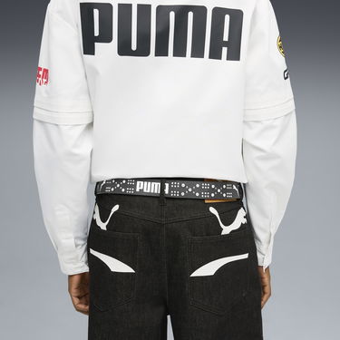 Bælter Puma A$AP ROCKY x PUMA AWGE Studded Rhinestone Buckle Belt Sort | 055008_01, 2