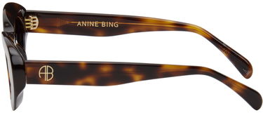 Solbriller Anine Bing ANINE BING Roma Oval Sunglasses Brun | A-12-10090-TTI3, 2