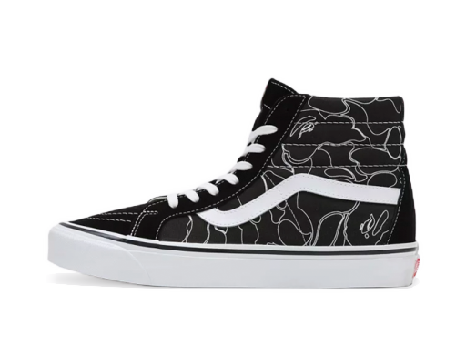 Skateboarding Vans BAPE x Sk8-Hi 38 DX "Lined Camo" Brun | VN0A38GF7BG