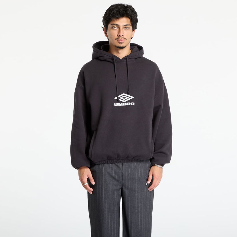 Sweatshirt Umbro Og Logo Mask Hoodie Sort | UBMW0216FA147 BLK0020 New