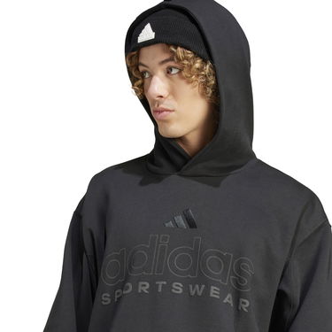 Sweatshirt adidas Performance A SZN Hoodie Sort | IX1266, 5