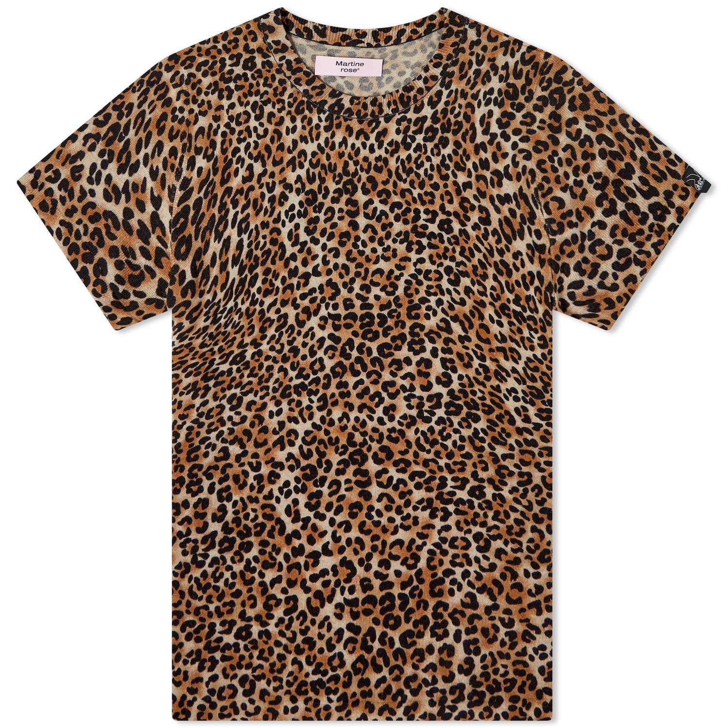 T-shirt Martine Rose Shrunken Tee Brun | MRSS23-922-BRL, 0
