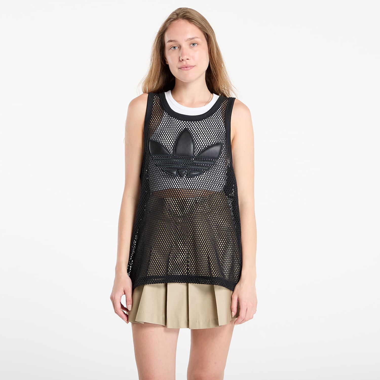 Tanktop adidas Originals Jeremy Scott Mesh Tank Top Sort | JY2020, 0