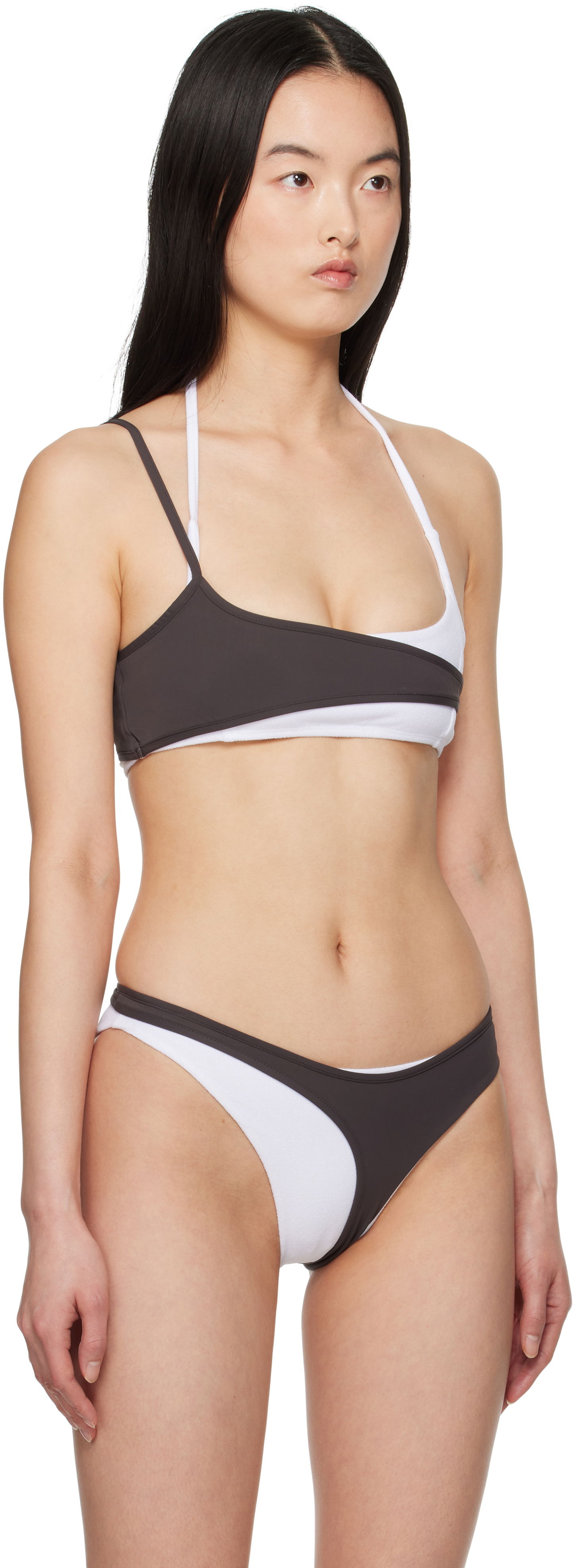 Badetøj Ottolinger Ottolinger Layered Bikini Top Brun | 10280030302, 1