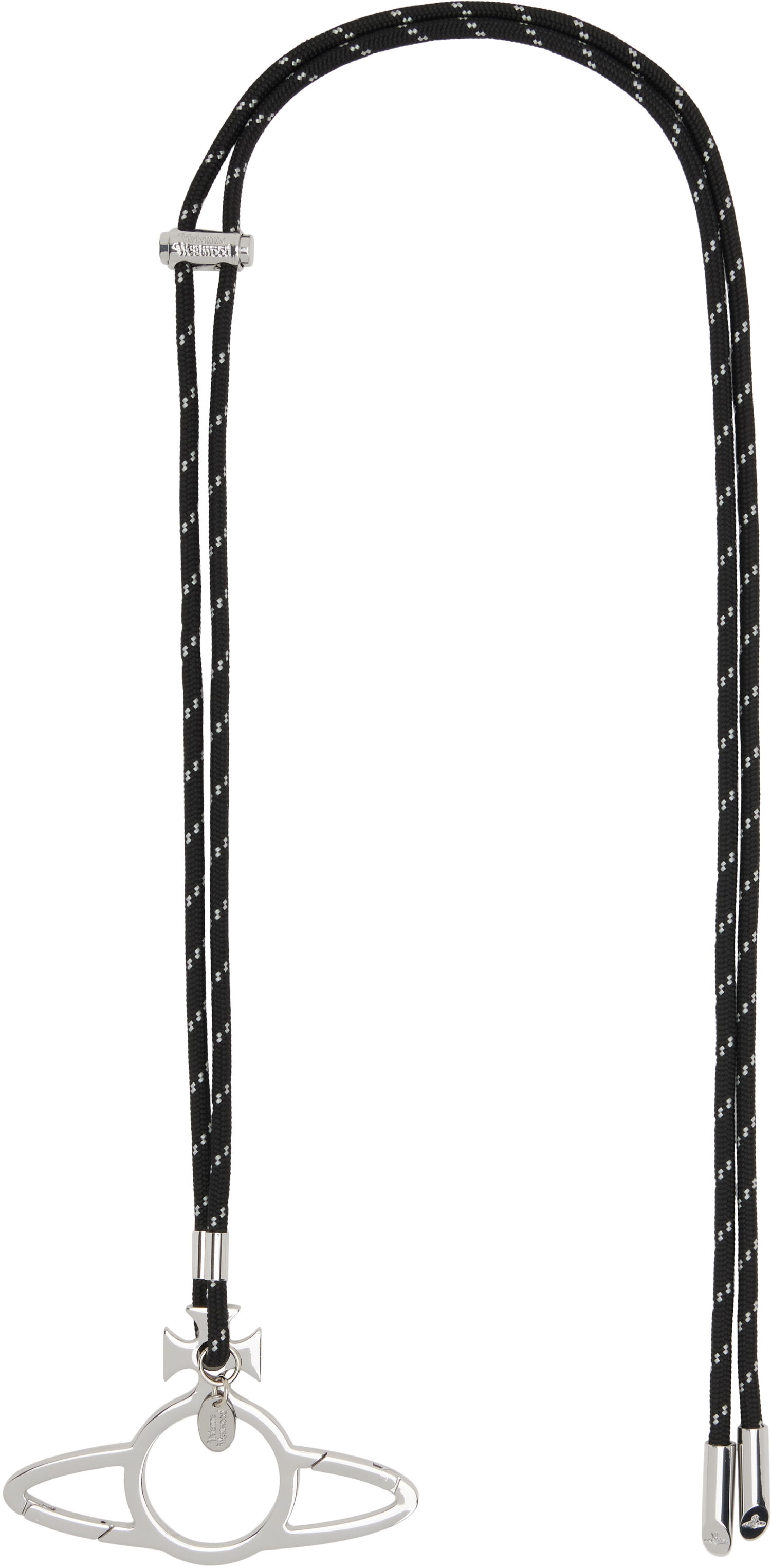 Nøgleringe Vivienne Westwood Vivienne Westwood Orb Carabiner Keychain Sort | 82030128U-OM001L-, 0
