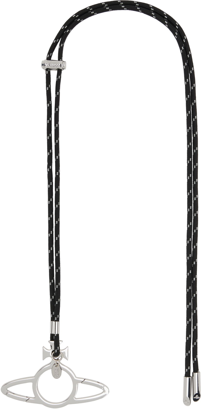 Nøgleringe Vivienne Westwood Vivienne Westwood Orb Carabiner Keychain Sort | 82030128U-OM001L-