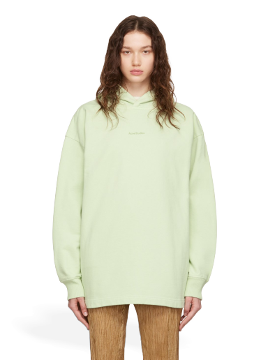 Sweatshirt Acne Studios Bonded Hoodie Grøn | AI0083-