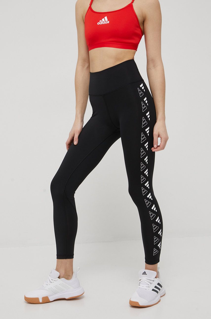 Leggings adidas Performance adidas Performance Training Printed Leggings Sort | H64191, 0