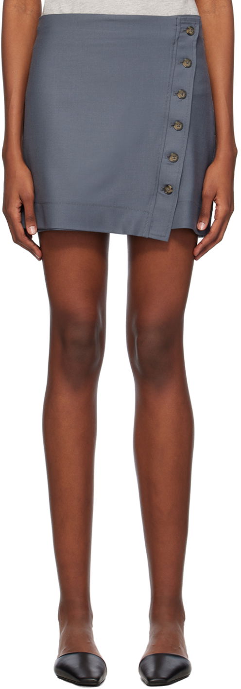 Nederdel Loulou de Saison Loulou de Saison Mahaz Miniskirt Grå | MAHAZ