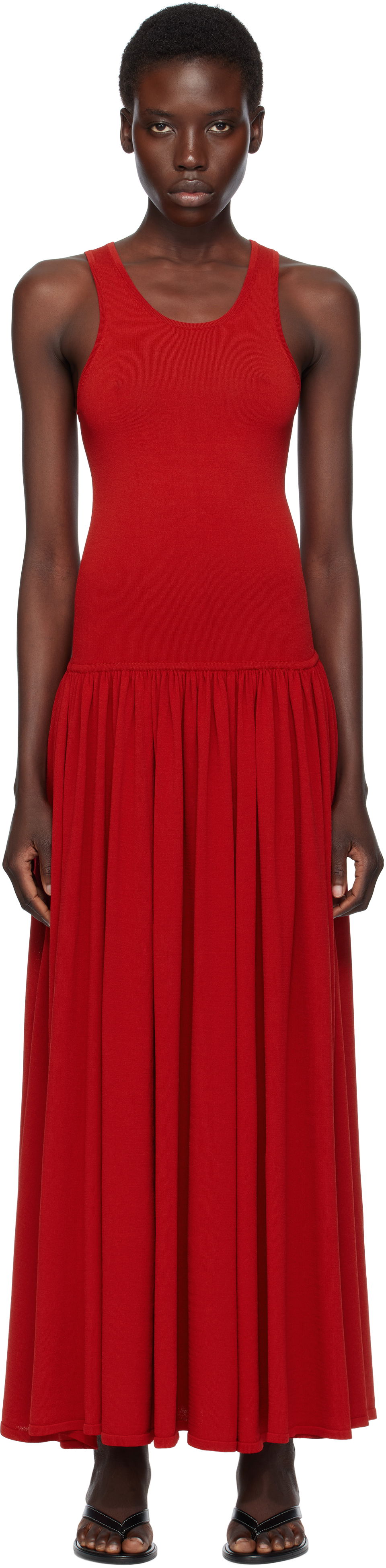 Kjole Loulou de Saison Loulou de Saison Jada Maxi Dress Rød | JADA, 0