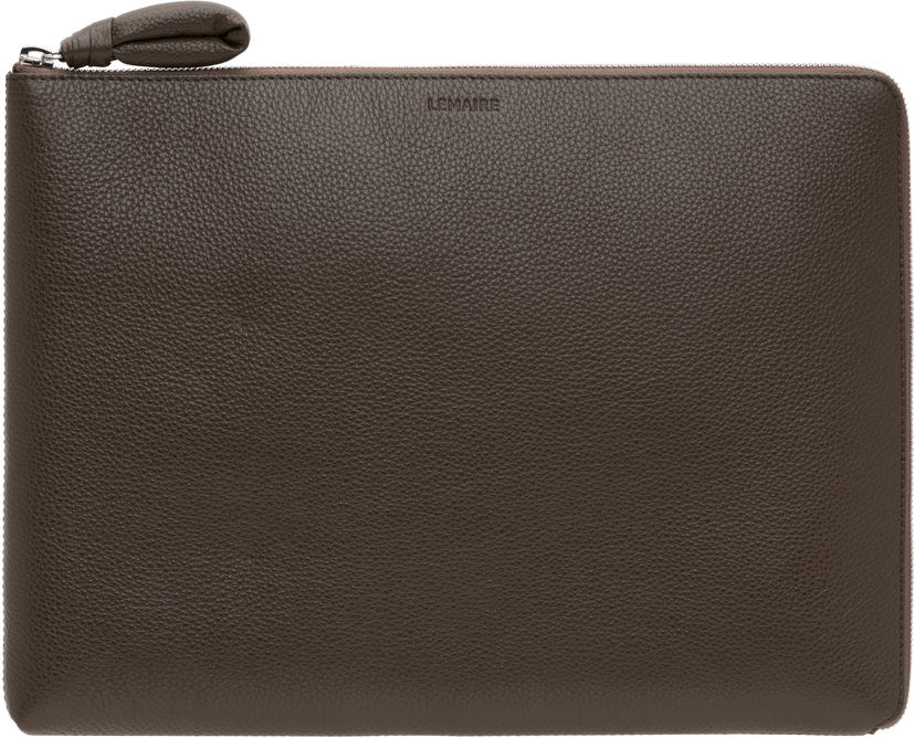 Tegnebog LEMAIRE LEMAIRE Soft Grained Leather Document Holder Brun | AC1011 LL0018